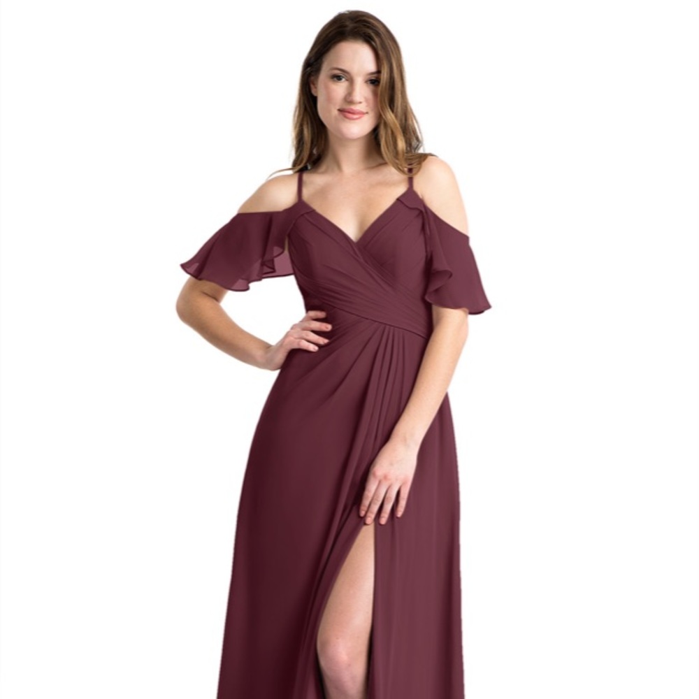 Azazie Cabernet Dakota Bridesmaid Dress